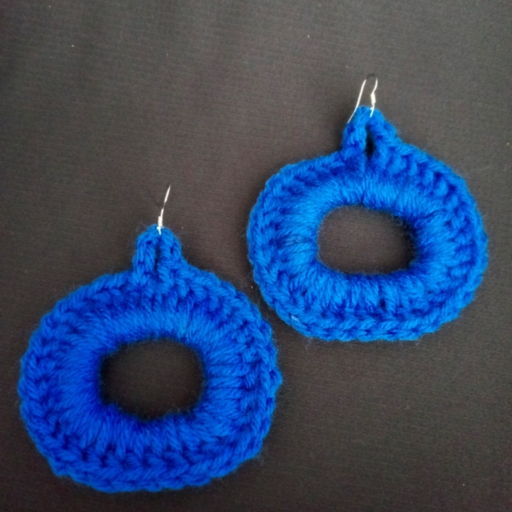 Crocheted Earrings 5 pair